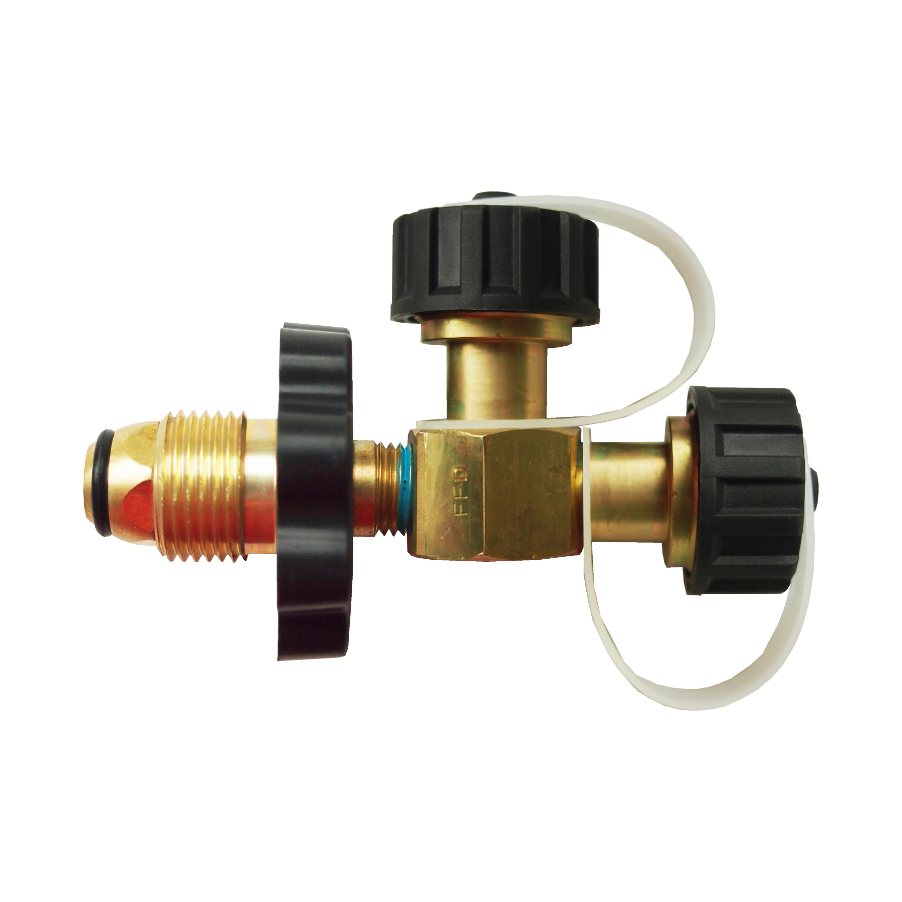 DUAL APPLIANCE TEE (WITH POL HANDWHEEL)