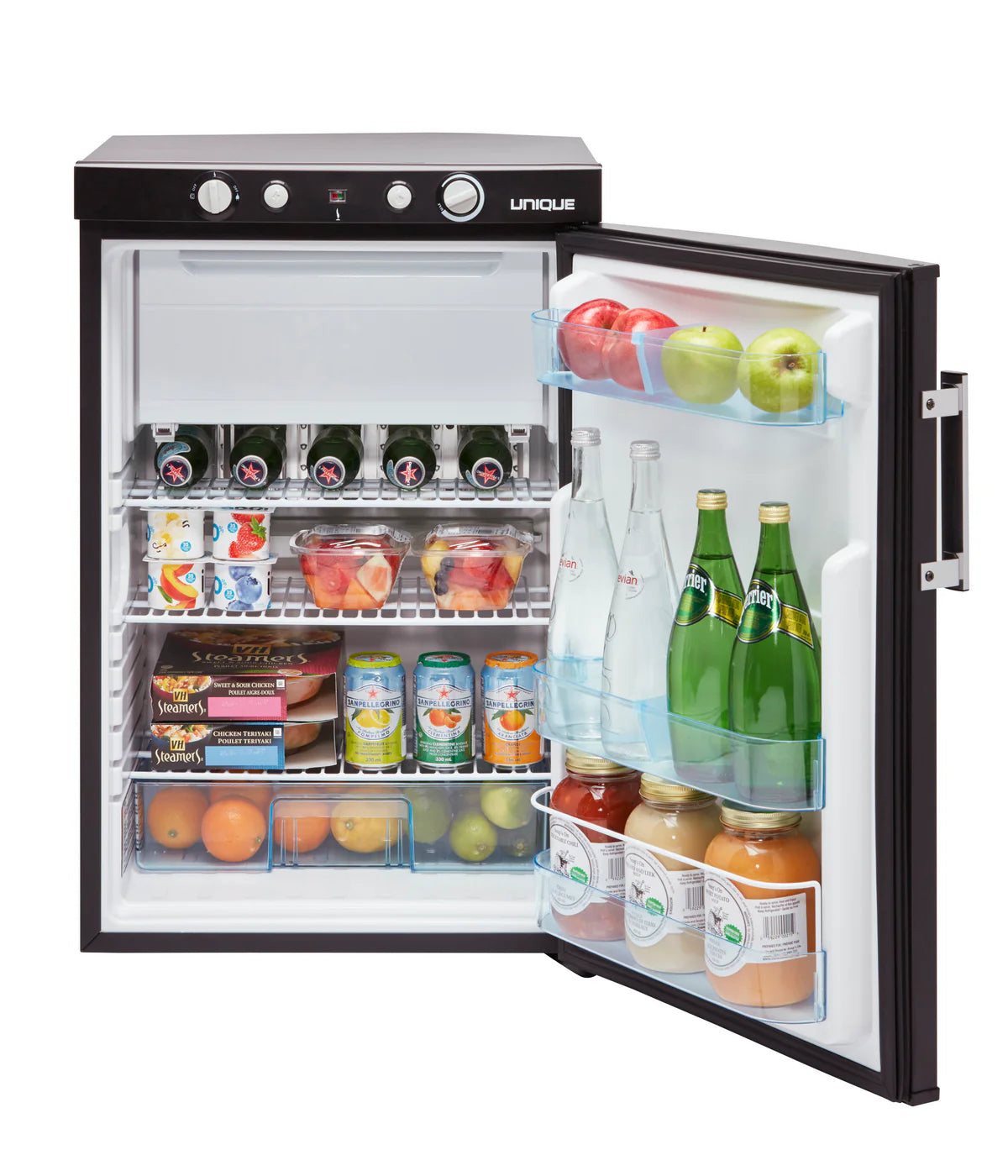 Unique 3 cu/ft black propane Refrigerator