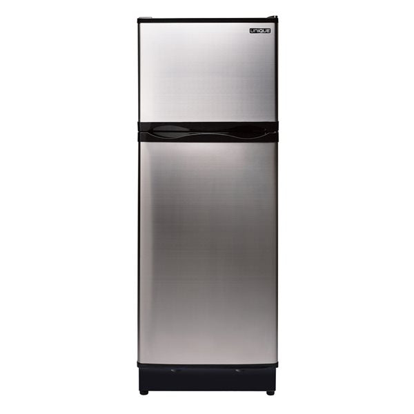Unique 10 Cu/ft stainless Steel direct vent propane refrigerator