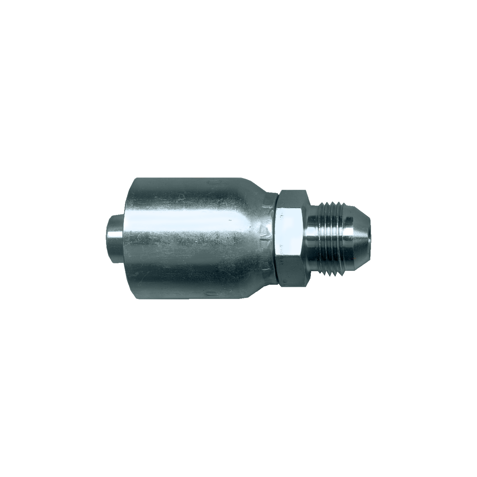 37° MALE SAE COUPLING - 1/4 ID x 1/4 Male Flare
