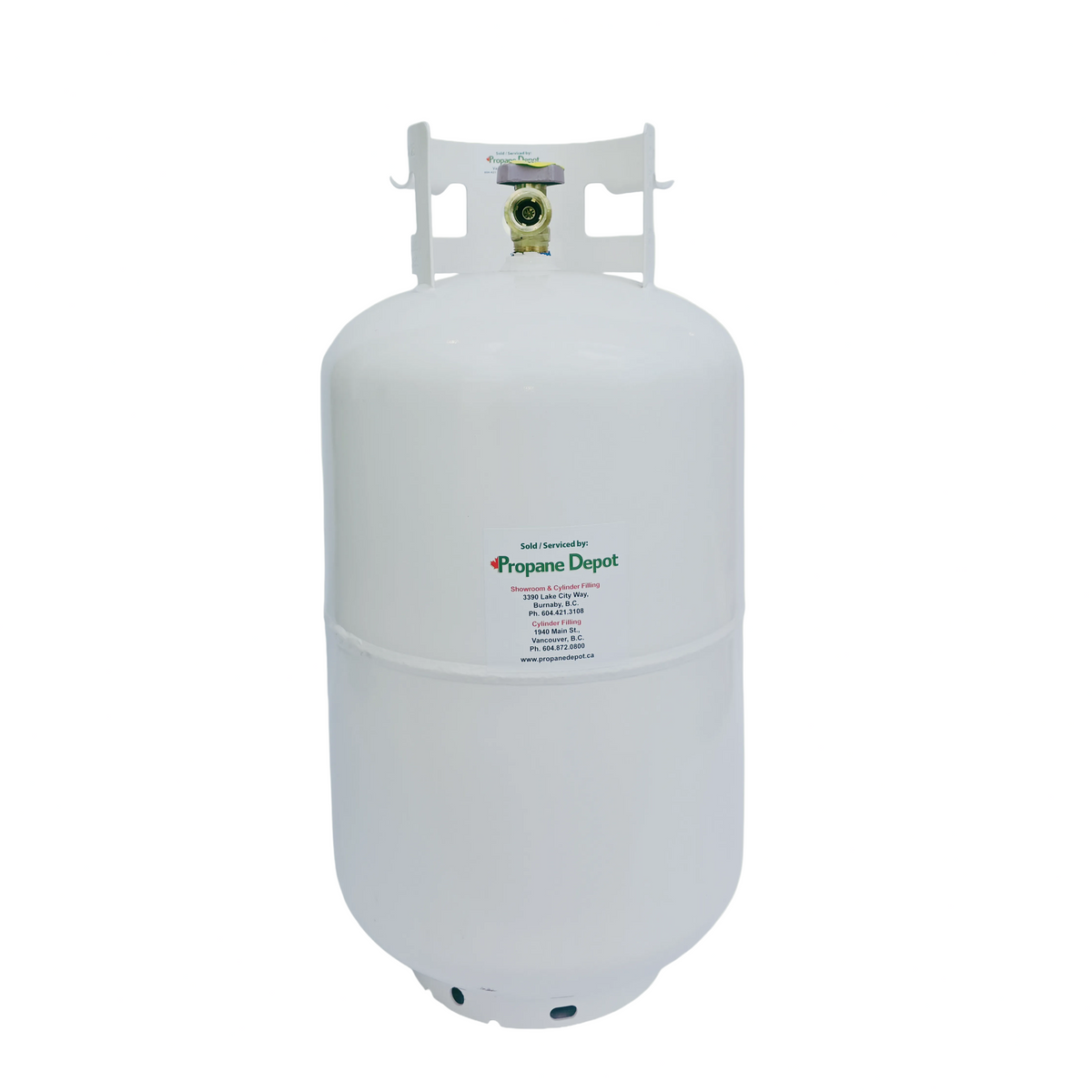 30 lb Propane Tank - Refillable Steel Cylinder (Empty Tank)