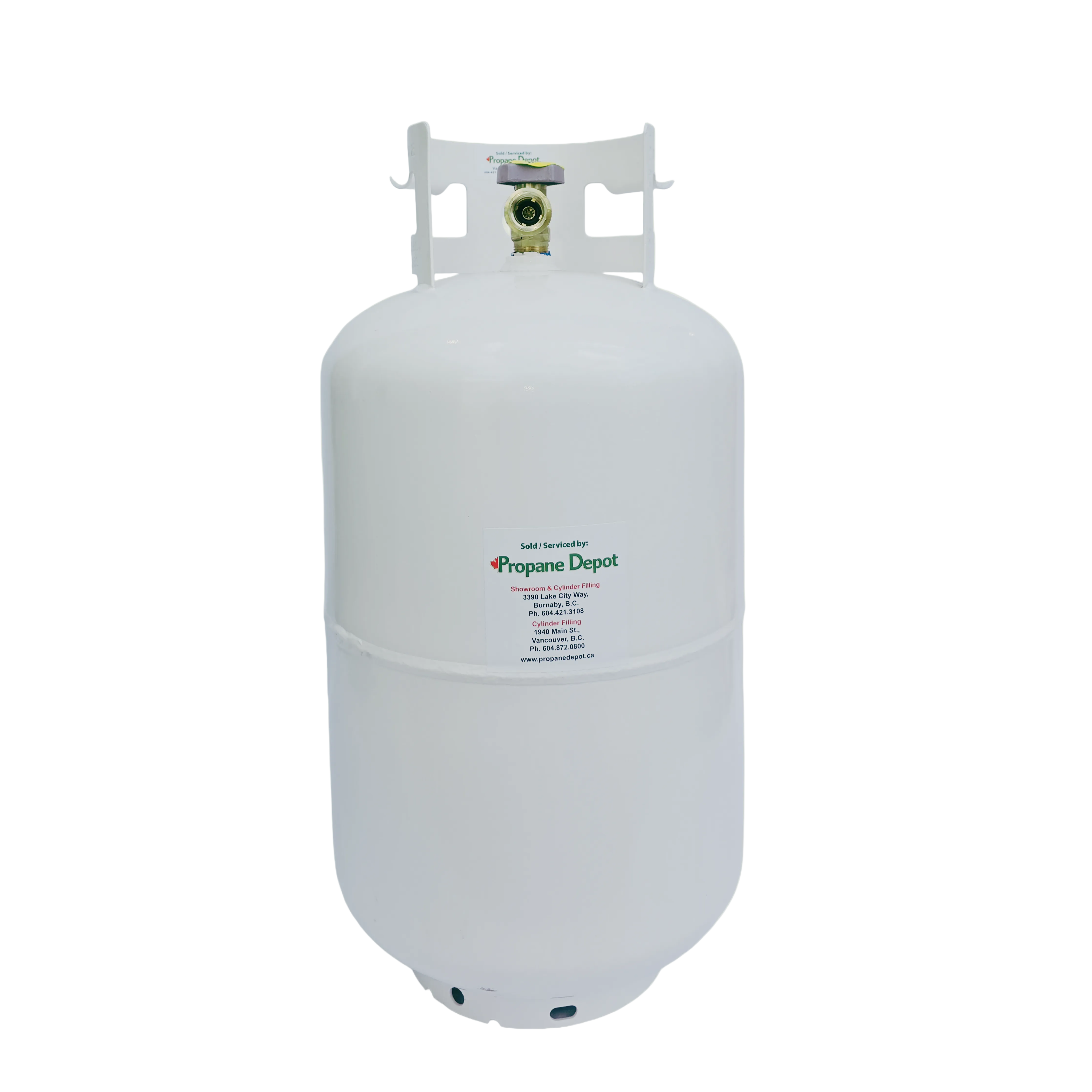 30 lb Propane Tank - Refillable Steel Cylinder