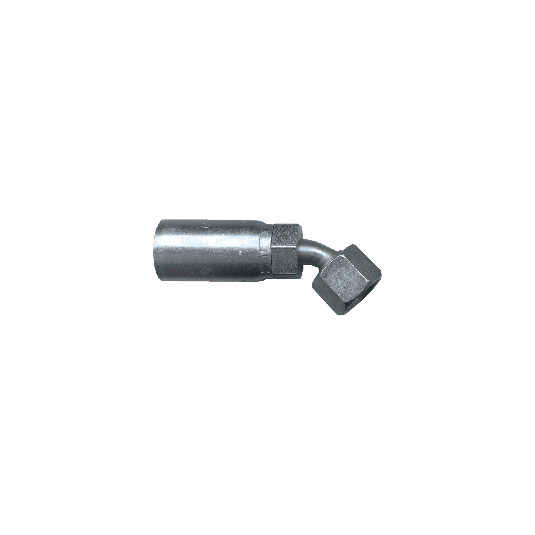 45° ELBOW FEMALE SAE COUPLING - 1/4 ID x 1/4 Flare