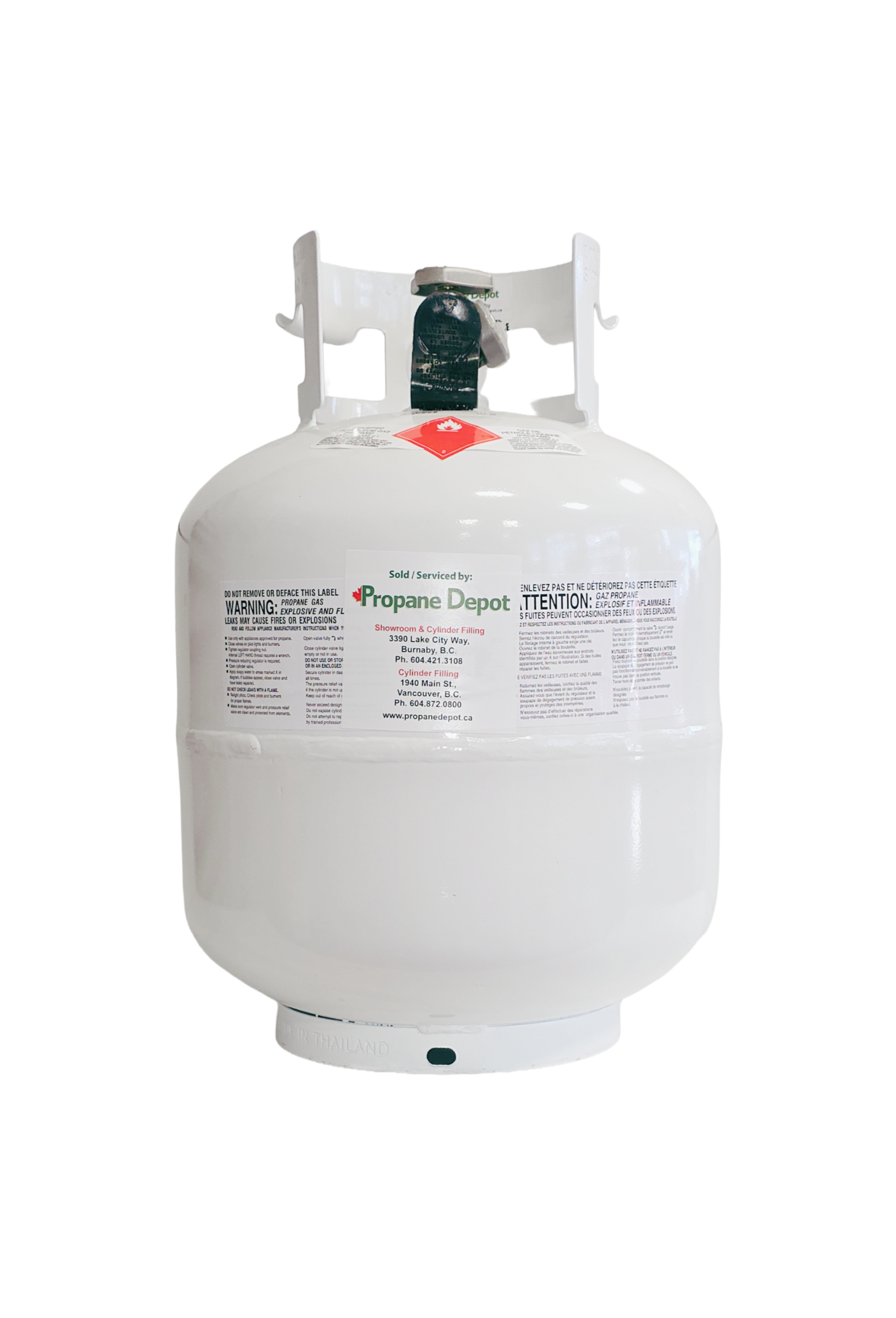 20 lb Propane Tank – Refillable Steel Cylinder