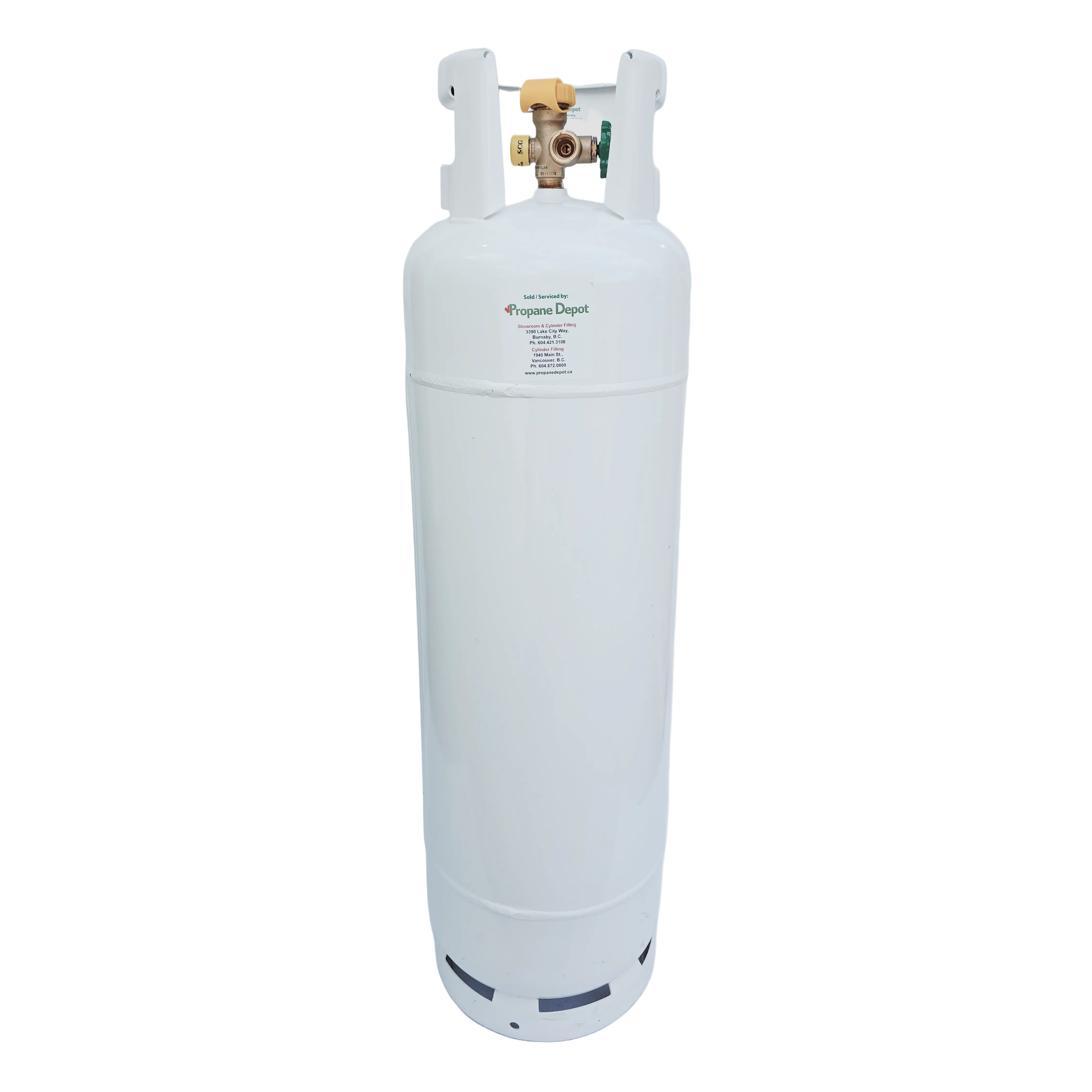 60 lb Propane Tank - Refillable Steel Cylinder