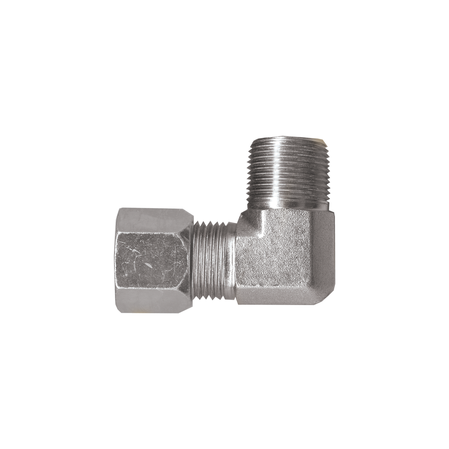 90° MALE PIPE ELBOW - 1/4 Tube x 1/8 Male Pipe