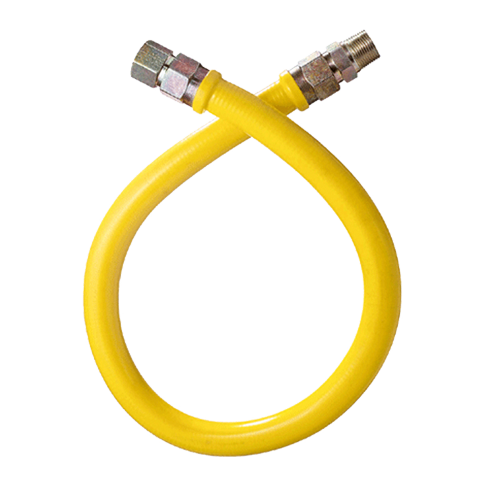 STAINLESS STATIONARY APPLIANCE CONNECTORS POLY-COATED