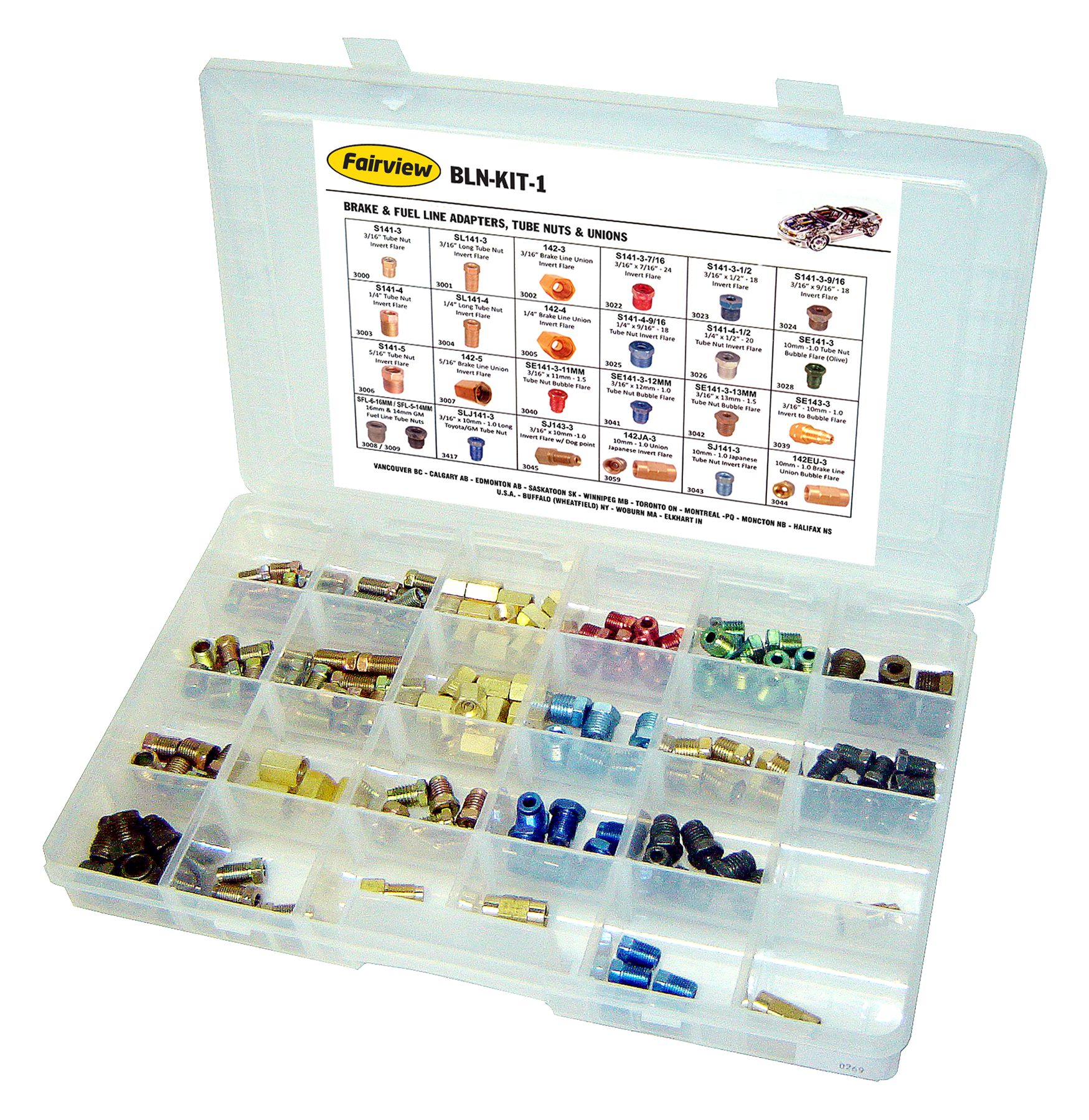 BRAKE LINE NUT AND ADAPTER KIT