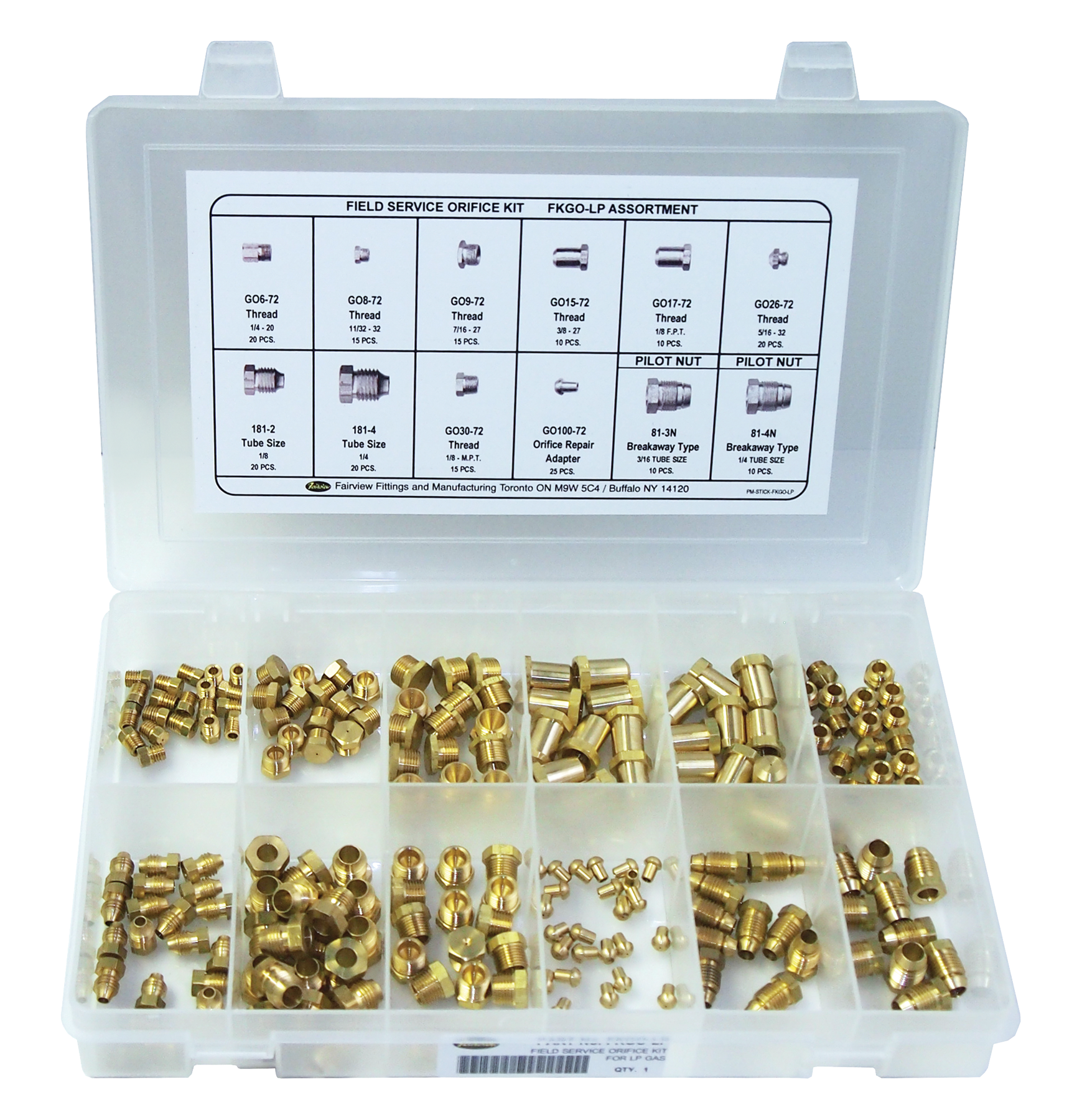 FIELD SERVICE ORIFICE KIT