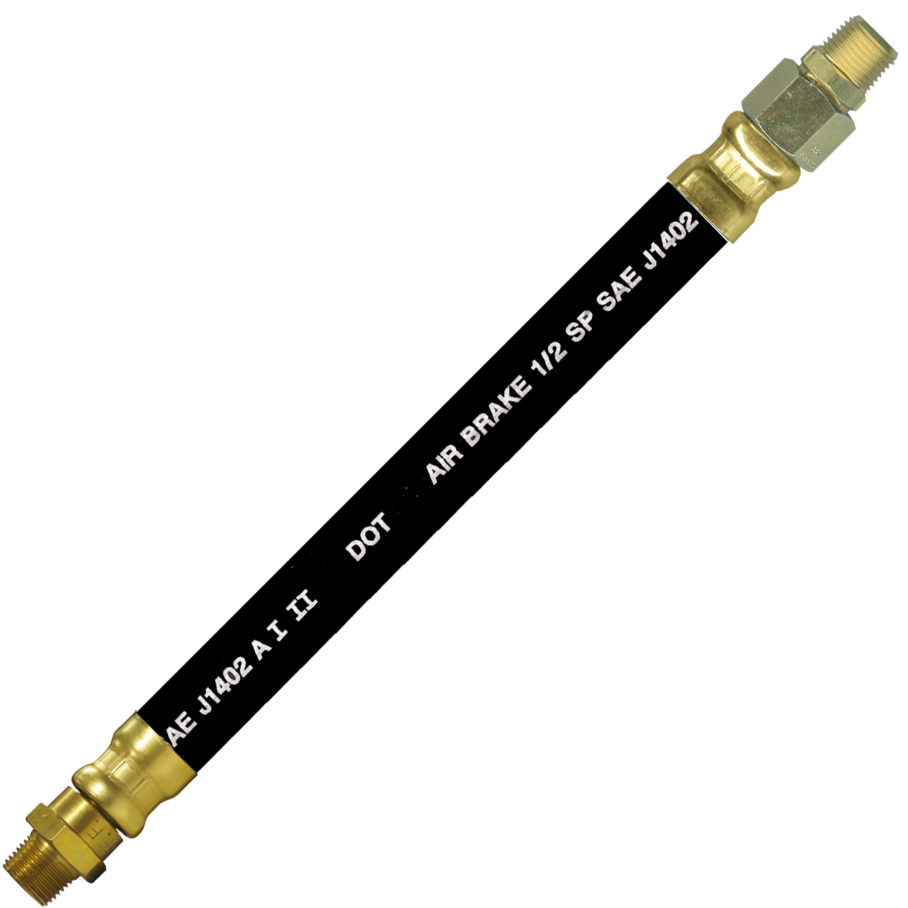 1/2 ID D.O.T. AIR BRAKE ASSEMBLY    3/8 LIVE SWIVEL 3/8 SW MALE PIPE