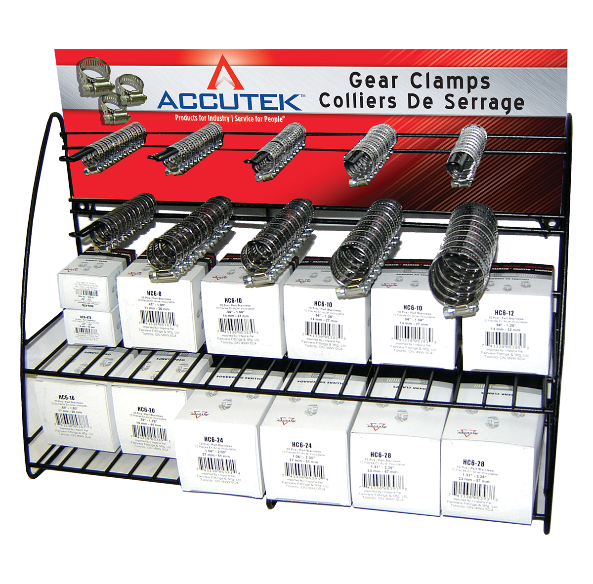 GEAR CLAMP DISPLAY ASSORTMENT