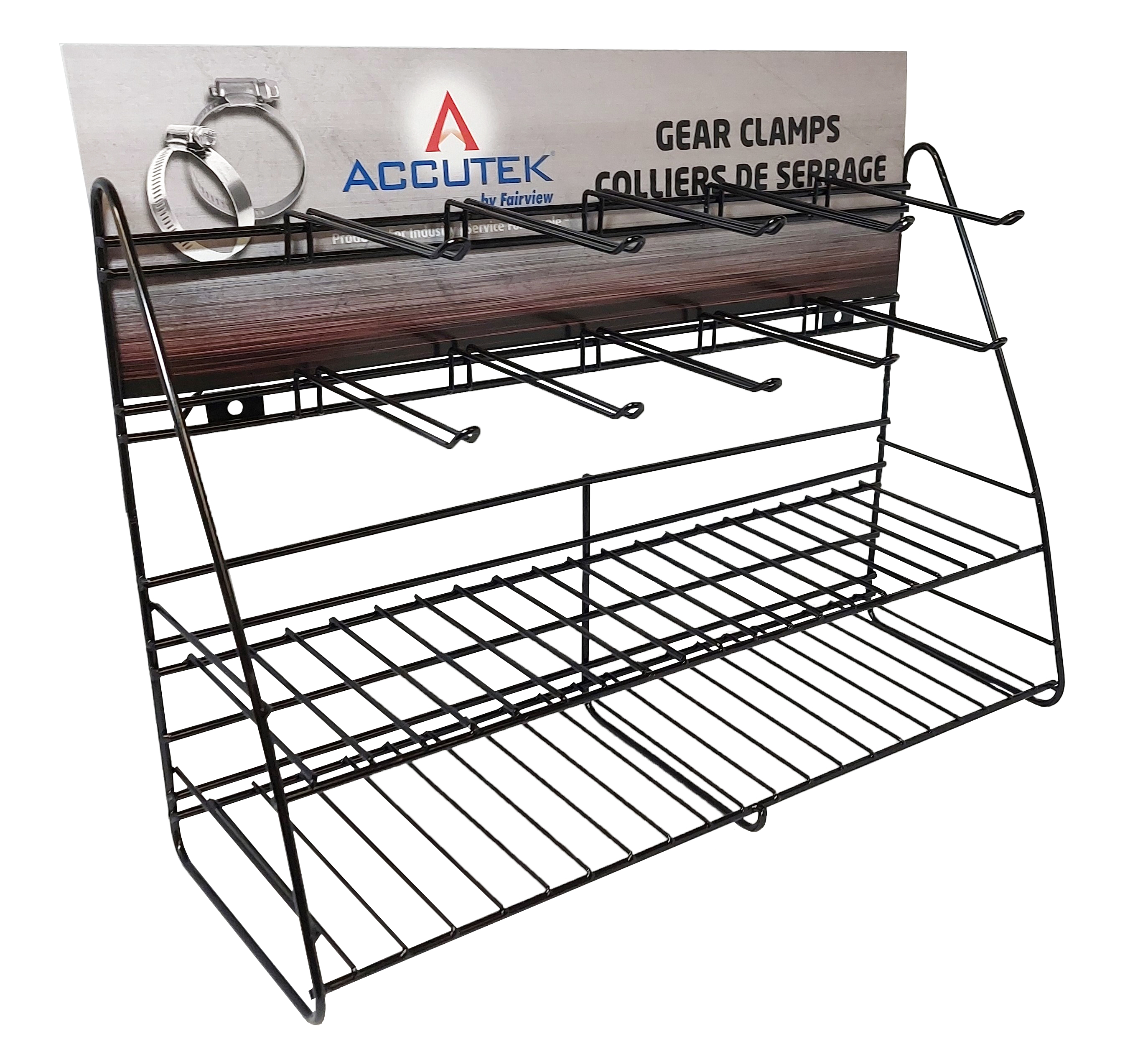 GEAR CLAMP DISPLAY RACK