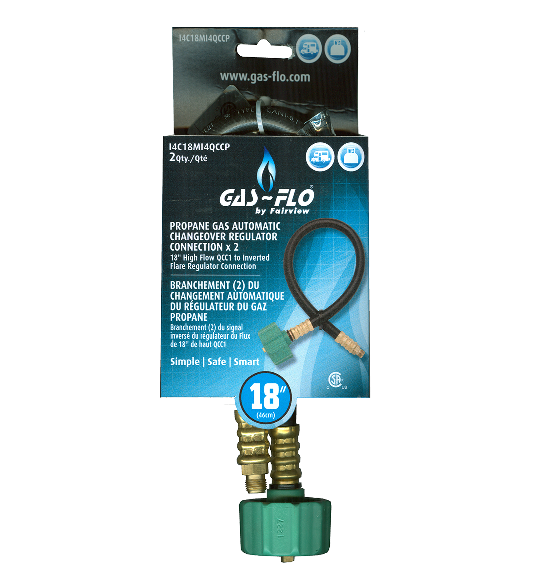 1/4 ID TYPE 1 QCC RUBBER PIGTAILS