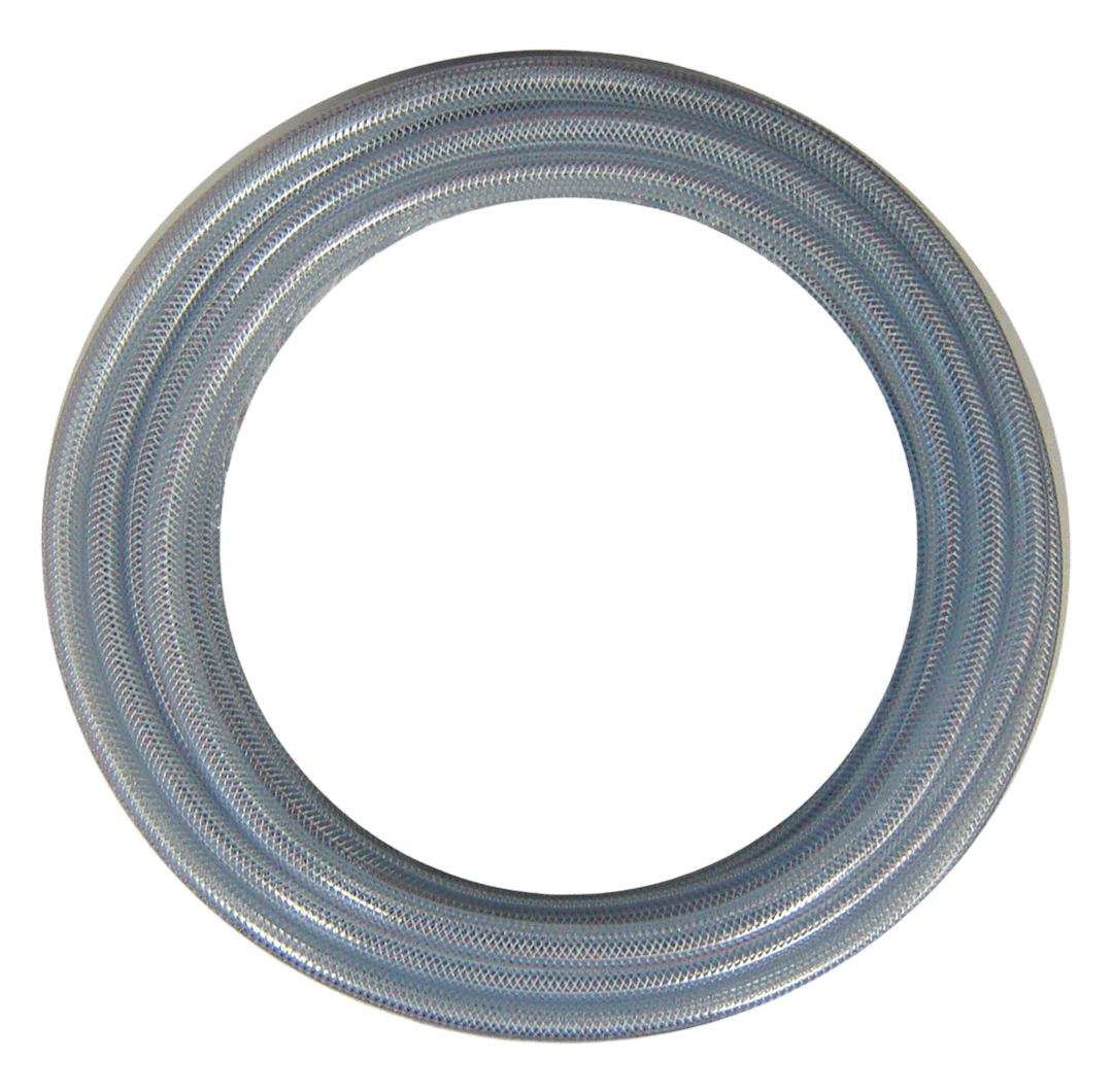 CLEAR BRAIDED VINYL TUBE