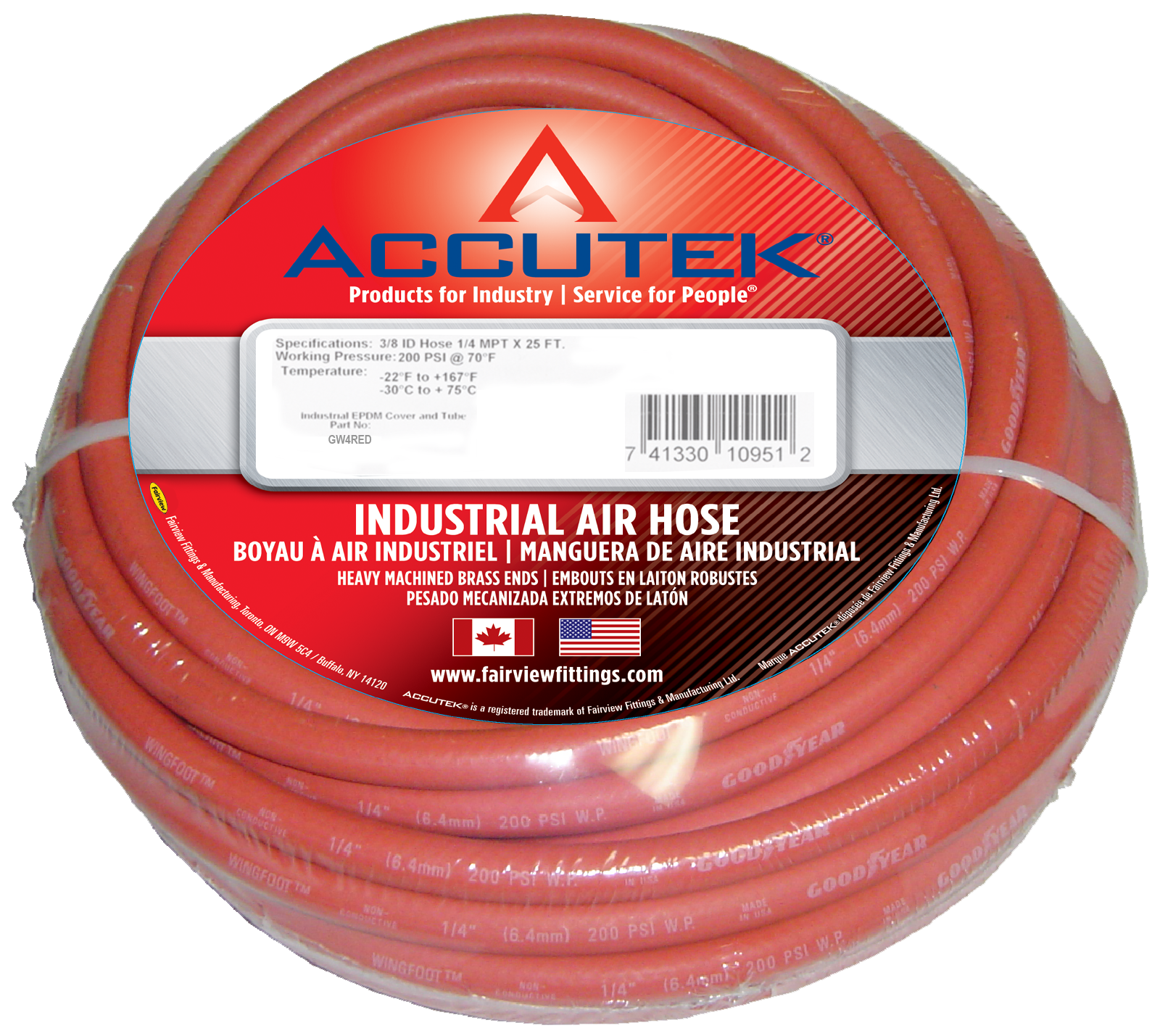 RED NITRILE WINGFOOT ASSEMBLIES