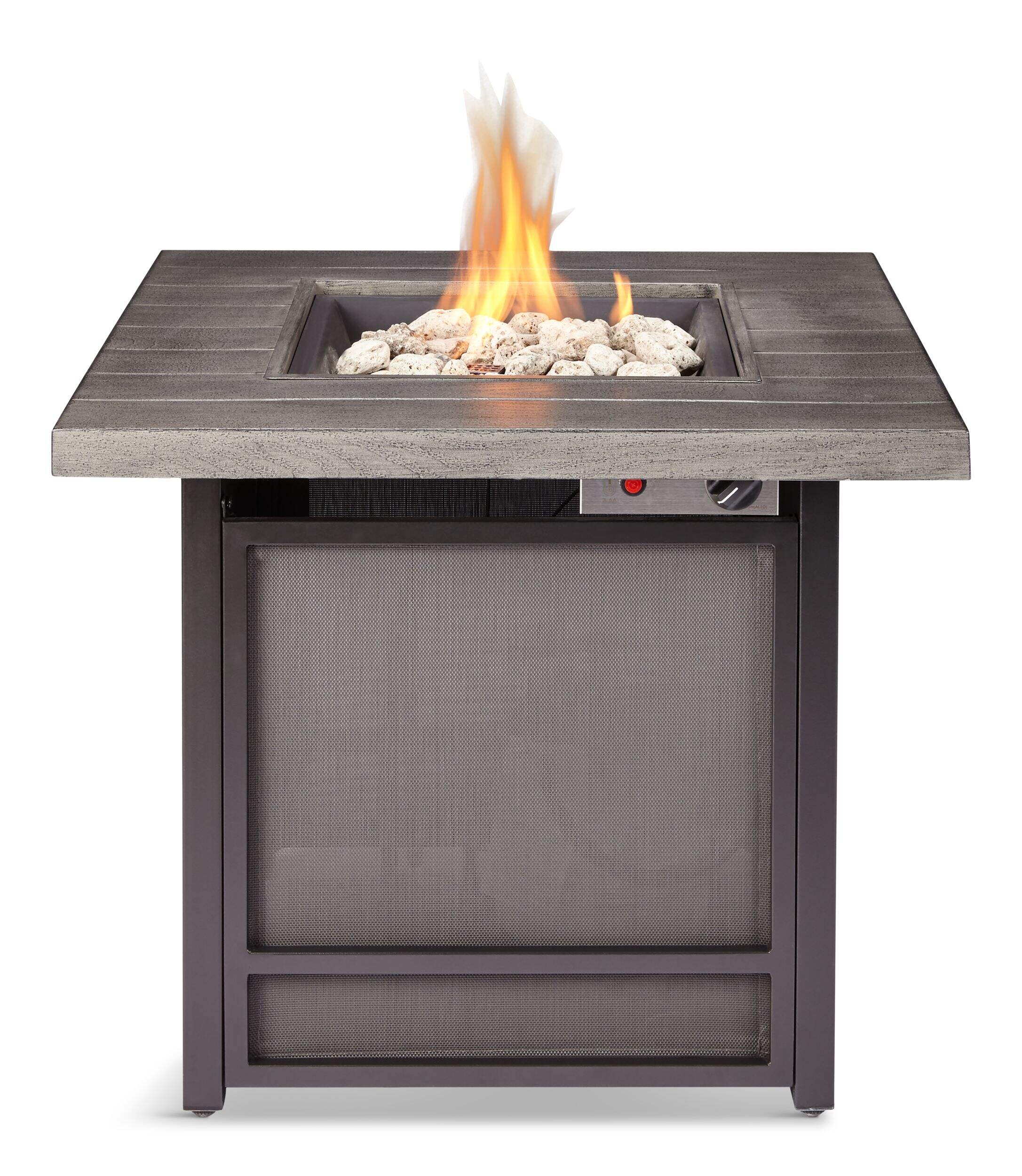 Canvas Breton Outdoor Fire Table 40,000 BTU (Grey)