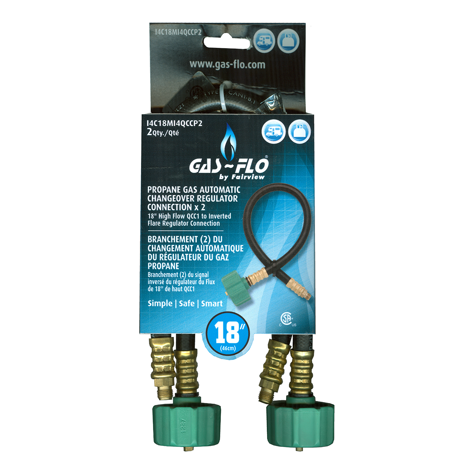 1/4 ID TYPE 1 QCC RUBBER PIGTAILS