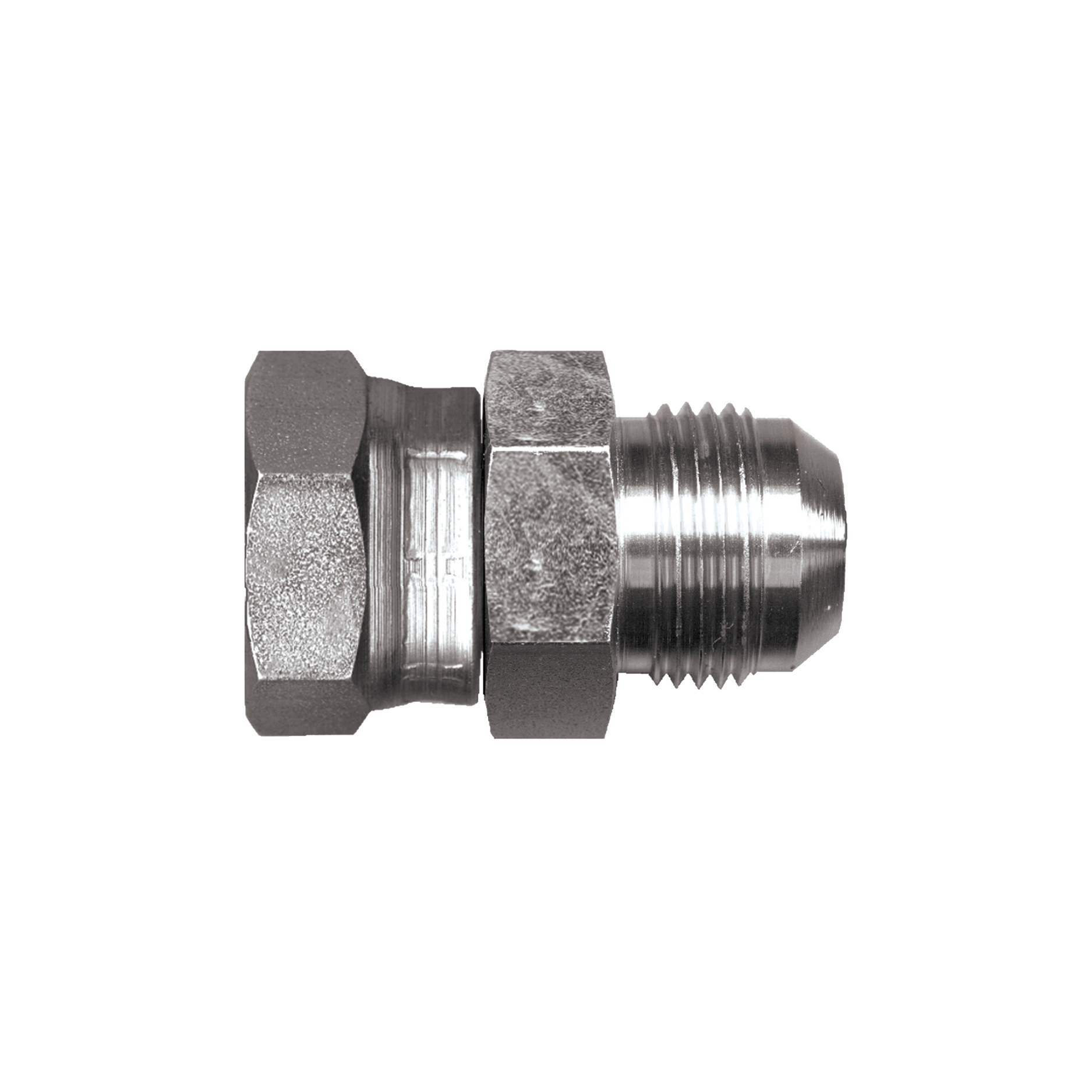 MALE JIC CONNECTOR - 9/16-18 F.ORFS x 1/4 M.JIC