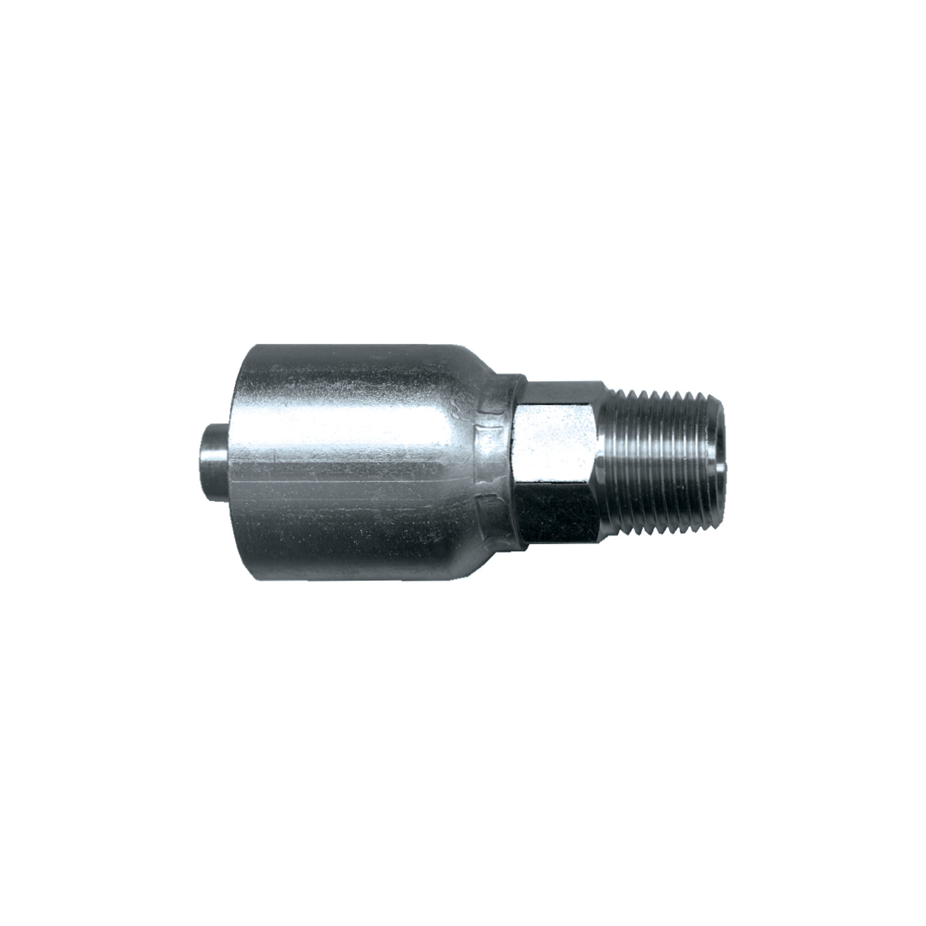 MALE PIPE COUPLING - 1/4 ID x 1/8 Male Pipe