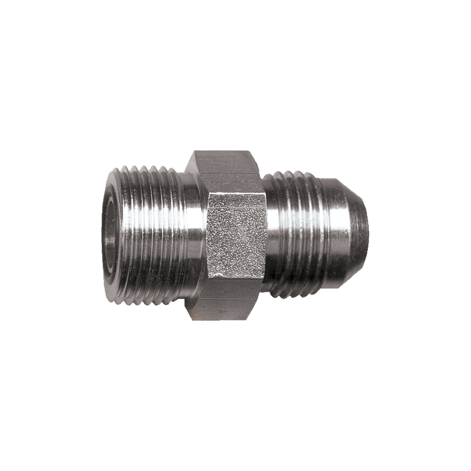MALE JIC CONNECTOR - 9/16-18 M.ORFS x 1/4 M.JIC