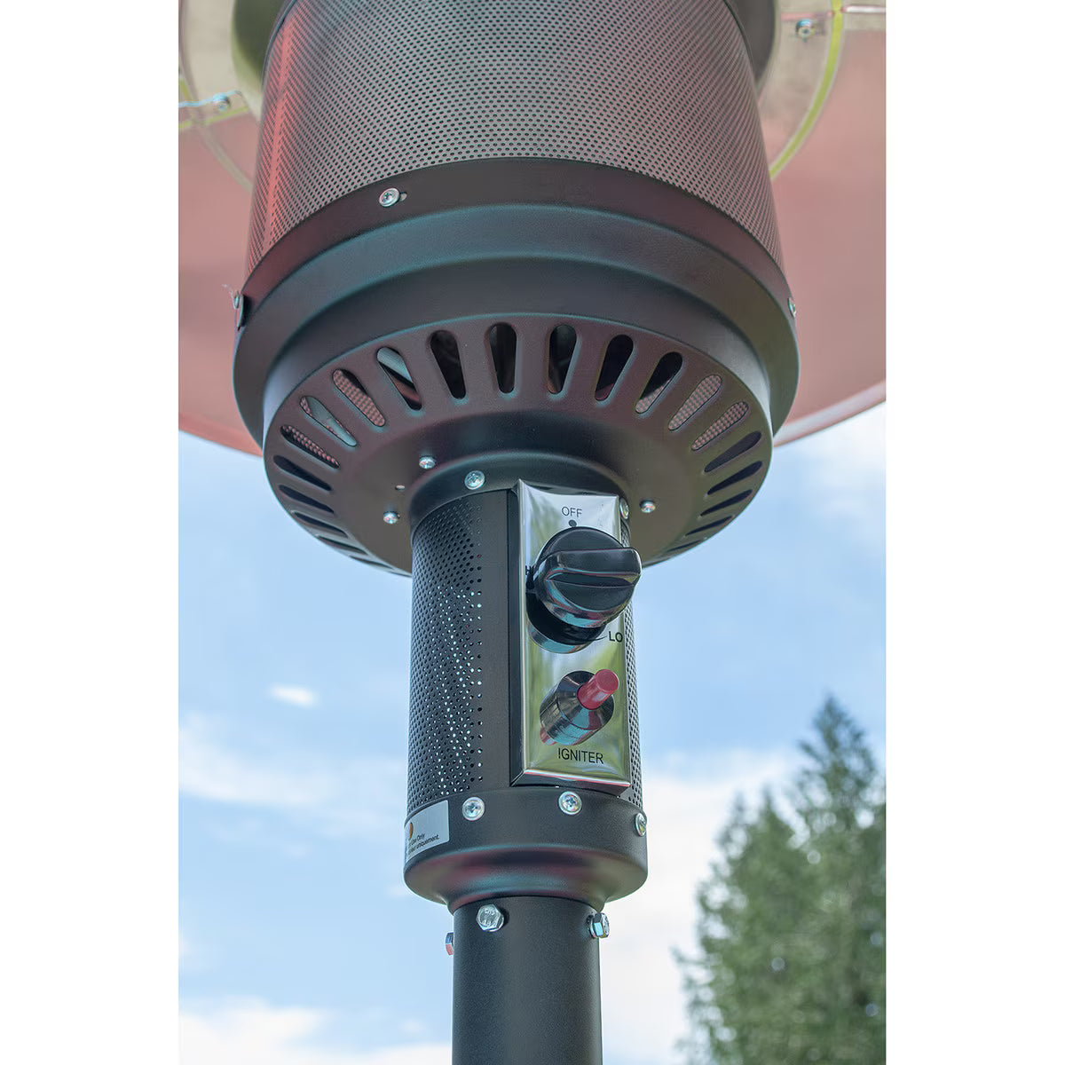 Mocha and Stainless Steel Paramount Patio Heater 4