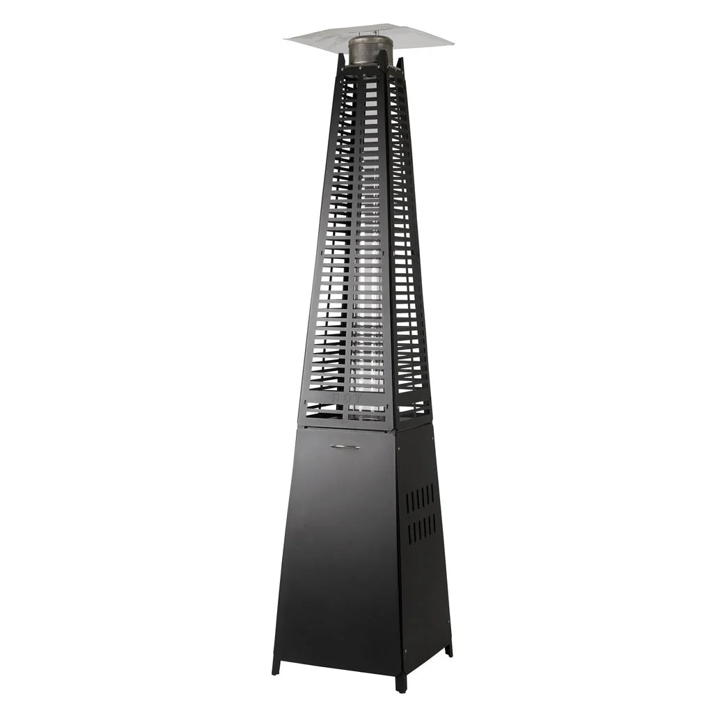 Matte Black Pyramid Patio Heater