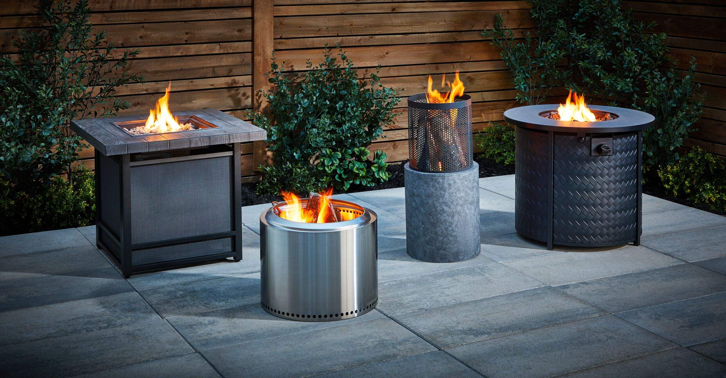 Canvas Breton Outdoor Fire Table 40,000 BTU (Grey) 7