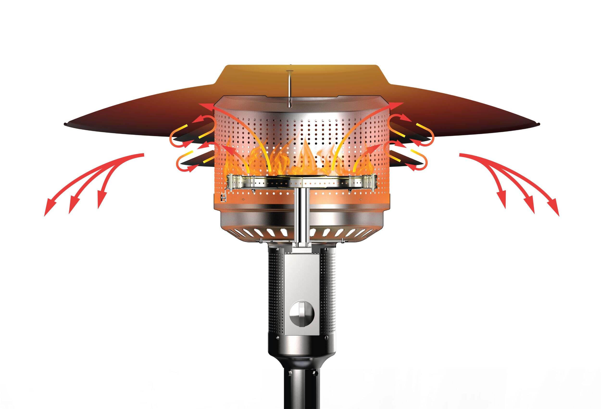 Vermont Castings Stainless Steel Propane Patio Heater 4