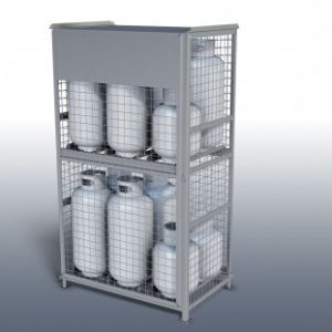 12 Cylinder Storage Cage