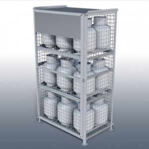 18 Cylinder Storage Cage