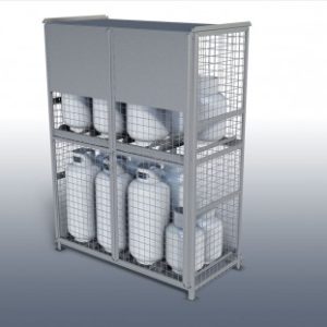 16 Cylinder Storage Cage