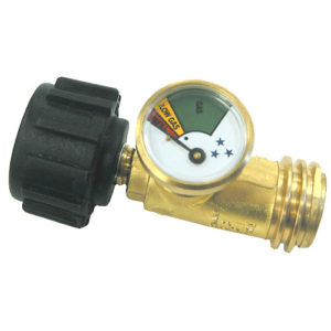 Propane gas level indicator